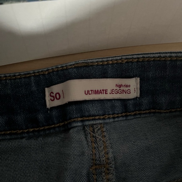 So Juniors skinny jeans denim high rise jegging size 5 fashion pants bottoms - Picture 5 of 5